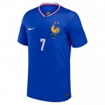 Günstige Fußballtrikots Frankreich Griezmann 7 Heimtrikot EURO 2024 Kurzarm